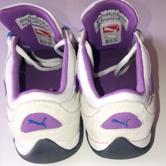 PUMA SIZE 7 PURPLE / CREAM RUNNING SHOES - Picture 5 of 8